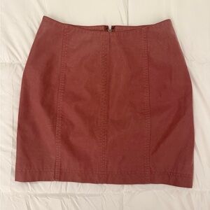 Free People Dusty Rose Pencil Skirt Size 0
